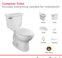 Champion Two-Piece 1.28 gpf/4.8 Lpf Chair Height Elongated Toilet with Seat
