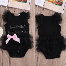 My Little Black Dress Infant One Piece Girl Outfits Baby Girl Clothes Clothes