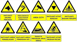 Lantai licin, alat pemadam api, bahan mudah terbakar , kawasan larangan merokok, laluan keluar semasa kecemasan , sentiasa menjaga kebersihan , utamakan keselamatan di bengkel (rbt). Rambu Rambu K3 Beserta Penjelasannya Sio Forklift Training Indonesia Perusahaan Training Operator Forklift Terbaik Di Indonesia Sertifikat Sio Asli Kemnaker