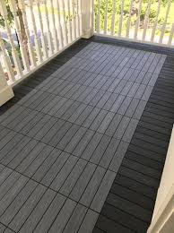 Newtechwood Ultrashield Naturale 1 Ft X 1 Ft Quick Deck Outdoor Composite Deck Tile In Westminster Gray 10 Sq Ft Per Box Us Qd Zx Gy The Home Depot In 2020 Deck Tile Outdoor