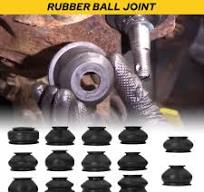 Universal Rubber Tie Rod End Ball Joint Dust Boots Dust Cover Boot Gaiters  Black