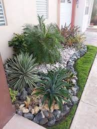 25 Beautiful Front Yard Rock Garden Landscaping Design Ideas Front Yard Landscaping Design Rock Garden Landscaping Front Yard Garden