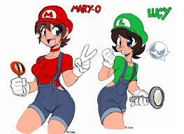 At that time mario was not mario, then his name was jumpmen. Super Maryo Sisters By Rongs1234 On Deviantart