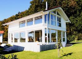 Low Costs Building In A Prefabricated Wooden House From Germany House Building A House Wooden House