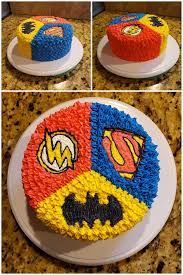 Superhero Cake For 5 Year Old Boy Birthday Party Homemade Buttercream Piped Batman Birthday Cakes Cake Superhero Cake