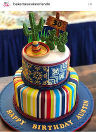 Mexican Theme Birthday Party For Men Pin By Deep Fried Kudzu On Cinco De Mayo Fiesta Cake Mexican Birthday Parties Mexican Fiesta Cake
