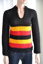 Black And Yellow Sweater Pin On Chapeus De Verao De Croche