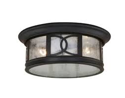 Patriot Lighting Sterling Forged Bronze Outdoor Flush Mount Ceiling Light At Menards