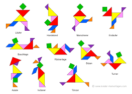 Legespiel Tangram Vorlagen Ausdrucken Ausschneiden
