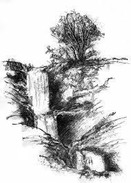 Cool art drawings disney drawings art sketches waterfall sketch sketching techniques nature sketch background design vector. Waterfall Drawing Google Search The Word In 2019 Cute766
