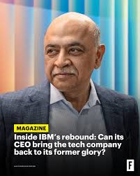 IBM CEO Arvind Krishna is relying