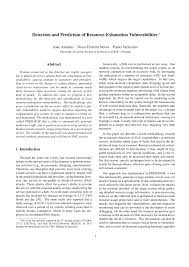 Windows successfully diagnosed a low virtual memory condition. Pdf Detection And Prediction Of Resource Exhaustion Vulnerabilities