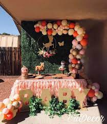 Cindy S Whimsical Baby Shower Catchmyparty Com Girl Baby Shower Decorations Baby Girl Shower Themes Bambi Baby