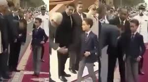 Moulay hassan, crown prince of morocco is the son of king mohammed vi and princess lalla salma and was born heir to the moroccan throne. Watch Crown Prince Of Morocco Really Doesn T Like His Hand Kissed And It S Hilarious Trending News The Indian Express