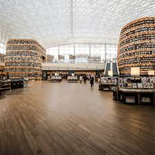 50 thousands books are here. Starfield Library Gensler