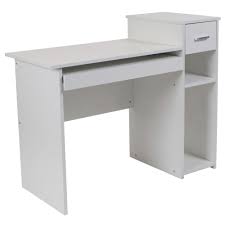 Check spelling or type a new query. Flash Furniture Highland Park White Computer Desk With Shelves And Drawer