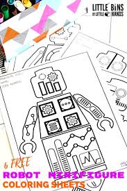 Show your kids a fun way to learn the abcs with alphabet printables they can color. Robot Coloring Pages With Free Printable Coloring Sheets