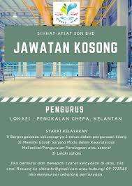 Jawatan kosong kilang ain medicare 2016. Pmbk V Twitter Jawatan Kosong Di Kilang Air Mineral Semulajadi Sihhat Afiat Sdn Bhd Pengkalan Chepa Kelantan I Pengurus Sila Email Resume Ke Sihhathr Gmail Com Sebarang Pertanyaan Boleh Hubungi 09 7731155 Https T Co H6xgormmot