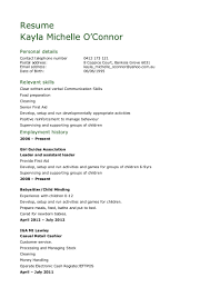 Check spelling or type a new query. Child Care Resume