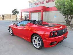 Ferrari 360 is 1214 mm in height, 1922 mm wide, and 4477 mm in length. Used 2004 Ferrari 360 Spider In Rancho Cordova California