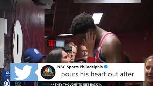 Although he never mentioned her by name he did admit. Joel Embiid Was Spotted Sharing A Very Emotional Moment With His Girlfriend After Game 7 Article Bardown