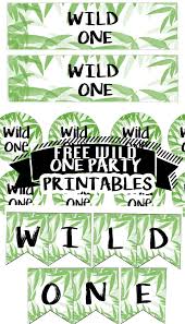 Birthday Boy Free Birthday Nutrition Facts Label Template Free Wild One Birthday Party Printable Files Cupcake Topper Banner Water Bottl Wild One Birthday Party Birthday Banner Free Printable Free Birthday Stuff