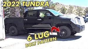 New toyota tundra 2021 or 2022 hybrid model redesign rendered in double cab version as third generation of the truck. 2022 Toyota Tundra Has A 6 Lug Bolt Pattern Spy Shots And More Info Youtube