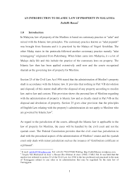 How many properties are for sale in malaysia? Islamic Law Of Property In Malaysia Studocu