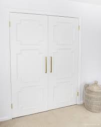 Doors like these do not use up valuable floor space when left open so you can have more room for bathroom features and fixtures. Closet Door Ideas 3 Unique Ways To Dress Up Closet Doors Driven By Decor