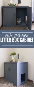 Load the box with a tray, plug it in, and let the box do the work. Diy Litter Box Cabinet Domestically Creative