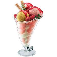 Coupe A Glace Fortuna X 2 Coupes A Glace Art De La Table Liked On Polyvore Juice Smoothie Milkshake Ice Cream