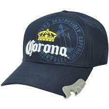 Amazon Com Corona Find Your Beach Built In Bottle Opener Snapback Mexico Beer Hat Cap Lager Clothing Beer Hat Hats Headwear