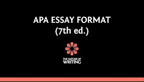.formatting your paper for the american psychological association (apa) style, which is used mostly in the sciences. Apa Essay Format Essay Tips The Nature Of Writing
