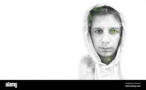 Druid face hi-res stock photography and images