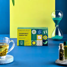 I look for valerian root, and this tea has that and a it tastes good, as this is my second purchase of this exact tea. Buy Chamomile Green Tea Leaf For Good Sleep Stress Relief Made With 100 Whole Leaf And Chamomile Flowers For Weight Loss 20 Pyramid Tea Bags From The Brand Freshleaf