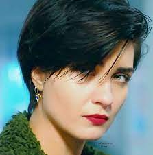 Tuba Buyukustun Turkish Actress Short Hair Styles Tuba Tuba Buyukustun