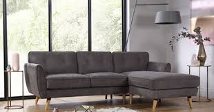 Harlow Slate Grey Fabric L Shape Corner Sofa Rhf With Images Corner Sofa Timeless Furniture Furniture Choice