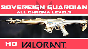 The new valorant sovereign skins will let you lord it over the competition. Sovereign Guardian Buddy Finisher All Chroma Levels Variants Valorant Sovereign Skins Youtube
