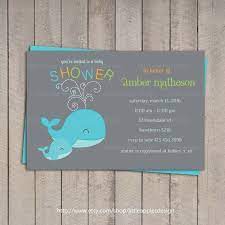Whale Baby Shower Invitation Baby Shower Wale Invitation Whale Baby Shower Whales Baby Shower Baby Shower Invitations Design Whale Baby Shower Invitations