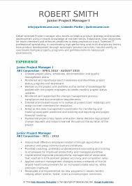 Free project manager resume template to download. Junior Project Manager Resume Samples Qwikresume
