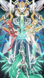 Xenoblade Chronicles 2 Pneume Pyrha And Mythra Xenoblade Chronicles Xenoblade Chronicles 2 Anime Art