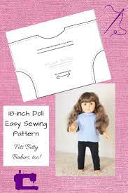 Welcome to the free sewing patterns & projects section at sewingsupport.com! Easy And Free 18 Inch Doll Printable Shirt Pattern Even Kids Can Sew