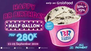 Sign up to receive all the latest updates from baskin robbins. Baskin Robbins Transmart Padang Makanan Delivery Menu Grabfood Id