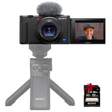 اشتر كاميرا سوني ZV-1 لتدوين الفيديو | مدمجة مع عدسة مماثلة لـ ZEISS  24-70مم - f / 1.8-2.8 + مقبض لاسلكي بتقنية البلوتوث بأقل الأسعار | متجر  مودرن الكترونكس | Home of Modern Electronics