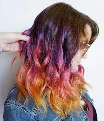 The sunset ombre is a stunning hair color trend that has taken the fashion industry by storm. 8 Beautiful Sunset Ombre Hairstyles For Ladies Wetellyouhow