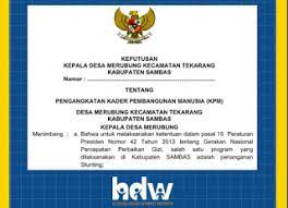 Maybe you would like to learn more about one of these? Contoh Sk Kader Stunting Masnurul