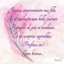 Joyeux Anniversaire Ma Fille Texte Anniversaire Proverbe Anniversaire Texte Anniversaire 30 Ans