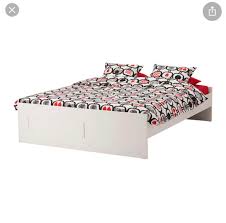 With a capacity of around 500 records, it's an ideal small space living solution. Ikea Brimnes Bed Frame Without Storage Furniture Home Living Furniture Bed Frames Mattresses On Carousell