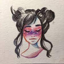 Art Draw Drawing Doodle Sketchoftheday Sketch Sketchbook Watercolor Watercolorsketch Watercolorpainting Galax Galaxy Drawings Drawing Stars Star Art