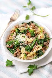 pasta with sausage and broccoli rabe